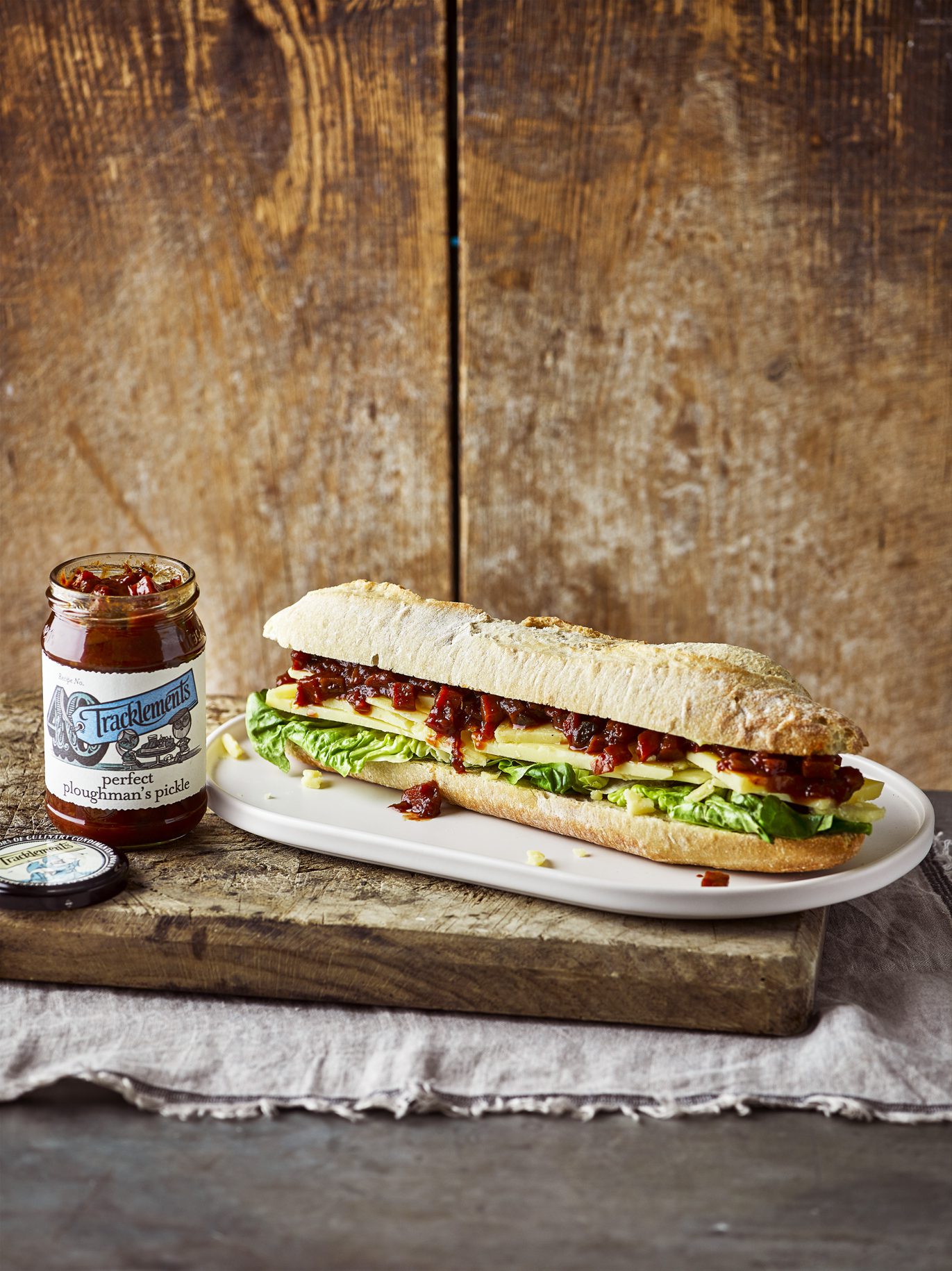 Cheese and Perfect Ploughman's Pickle Sandwich Big Cheese Weekender