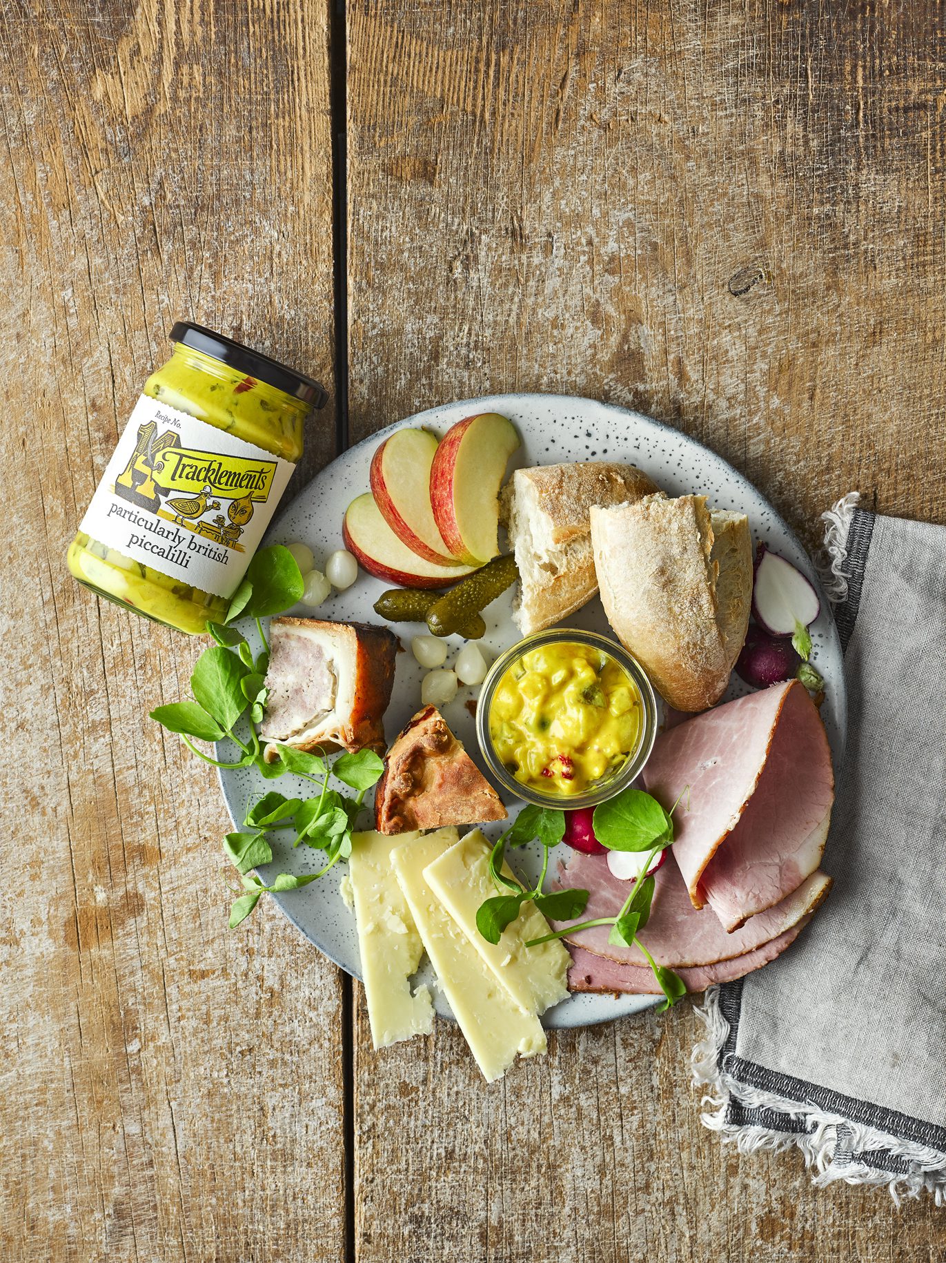 Ploughman's with Particularly British Piccalilli Big Cheese Weekender