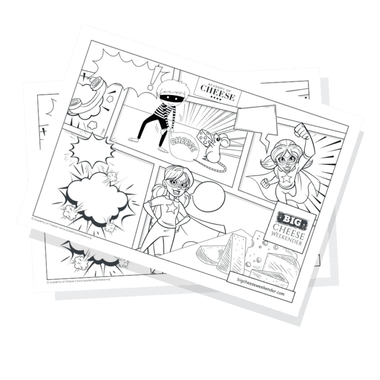Colouring Sheets | Big Cheese Weekender
